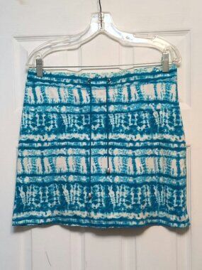 Jones New York Sport Tie Dye Skort Bl Teal Athletic Tennis Golf Size M Picklebal